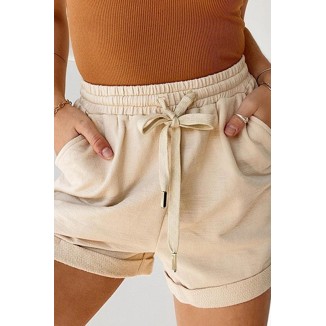 Casual Solid Frenulum Loose High Waist Straight Bottoms(3 Colors)