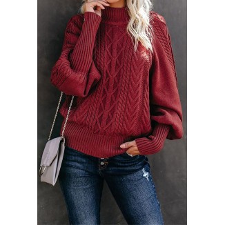 Casual Solid Basic Turtleneck Tops Sweater(13 Colors)