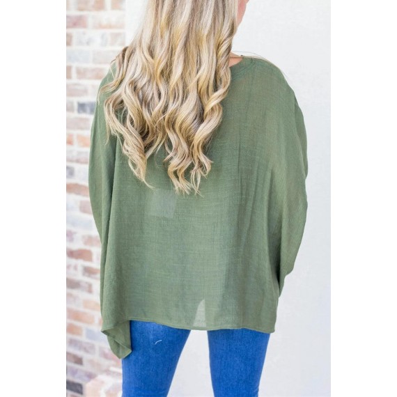 Casual Daily Solid Smocking O Neck Tops