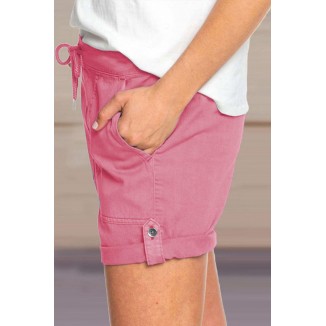 Casual Solid Pocket Straight Solid Color Bottoms(8 Colors)